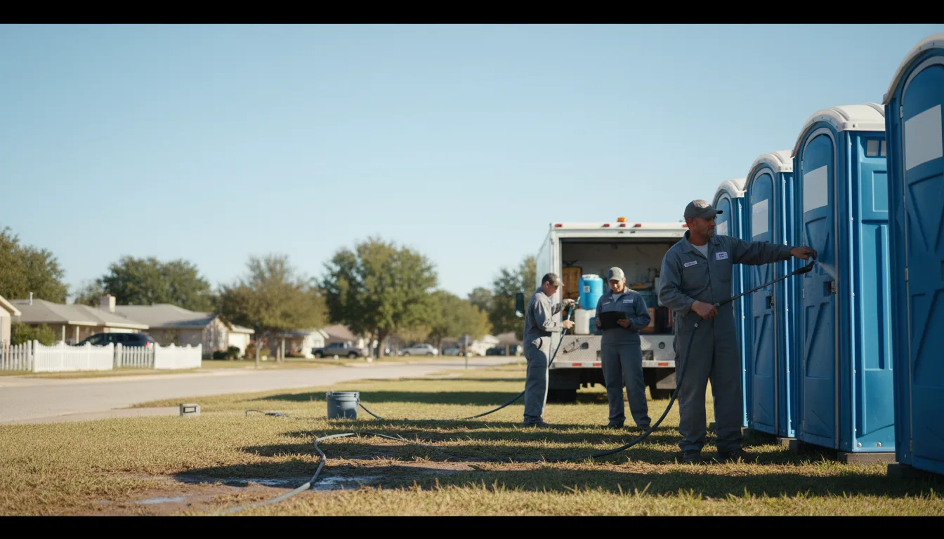 Long-Term Portable Toilet Rental in Garland City, AR near me